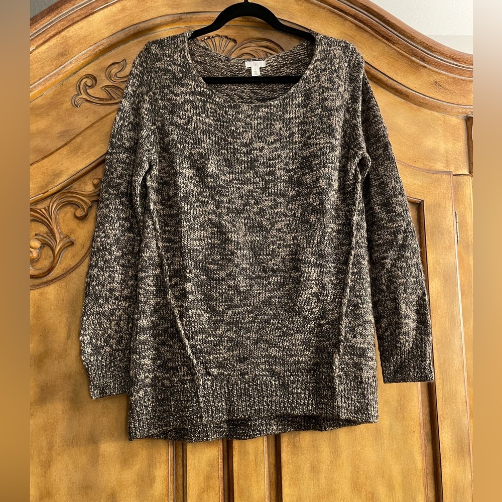 Women's Black and Brown Sweater